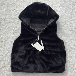 Joie Reversible Faux Fur Vest